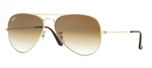 RayBan aviator gold