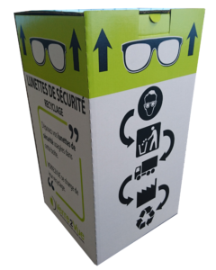 recycler les lunettes de sécurité